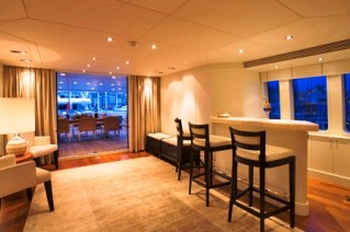 Deep Blue Upper Deck Bar